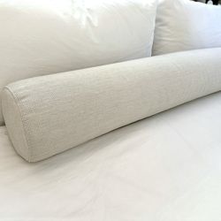 Outdoor X long bolster pillow  54” x 8”