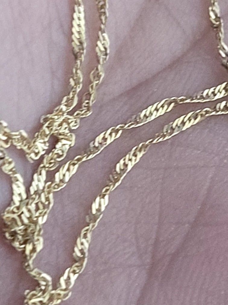 14K Gold Loose Rope Chain - Main Image