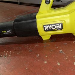 Ryobi 40 volt HP Whisper Blower 650 CFM - blower only 