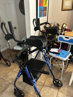 Upright Walker - Elenker Upright Walker with Storage + Backrest ( Special Price $)