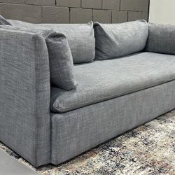 West Elm Shelter Gray Sofa Couch