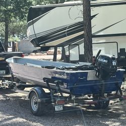 2008 Mirrocraft 16 foot aluminum Jon boat