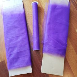 Purple (eggplant) Tulle Fabric