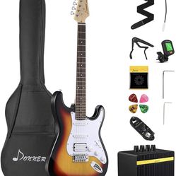 Electric Guitar BRAND NEW W/ Amp, Case And Many Accessories
