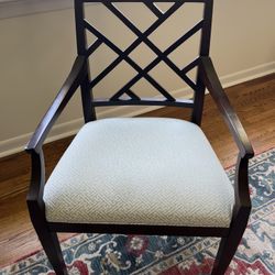 Pair of Ethan Allen Armchairs in Excellent Condition  24”w x 17”sd x 18”sh x 35”h Smoke and pet free household. 