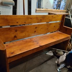 Tall Pine Pool Hall Bench Seat