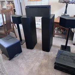 Klipsch Speakers And Yamaha Receiver 