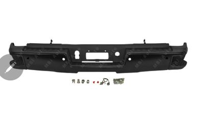 2015-2019 gmc/ chevy silverado/ sierra 2500 and 3500 rear bumper. painted summit white