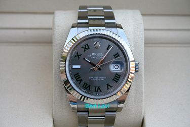 ROLEX 126334 DATEJUST 41 WATCH WITH WIMBLEDON DIAL ON OYSTER - T6018