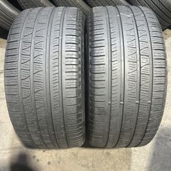 SET OF 2 USED TIRES PIRELLI SCORPION VERDE ALL SEASON…305/40/20