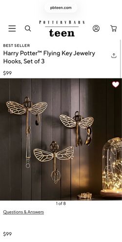 Harry Potter Flying Key Jewelry Hooks