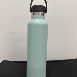 HYDRO FLASK GREEN AGUA BOTTLES  24 OZ STANDARD FLEX CAP DEW 24 oz (709 mL)