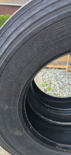FREE 295/75/22.5 Michelin steer tires