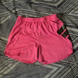 hot pink Adidas shorts