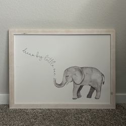 Elephant Nursery Decor 32x24