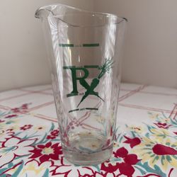 Vintage Libby Pharmacy Measuring Glass 