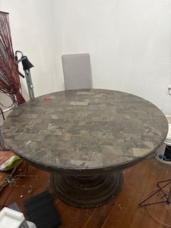 Marble table