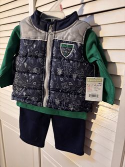 Boys 0-3 Months 3 Piece Set NWT