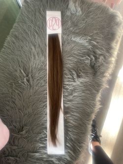 Highlighted Brown I Tip Extensions