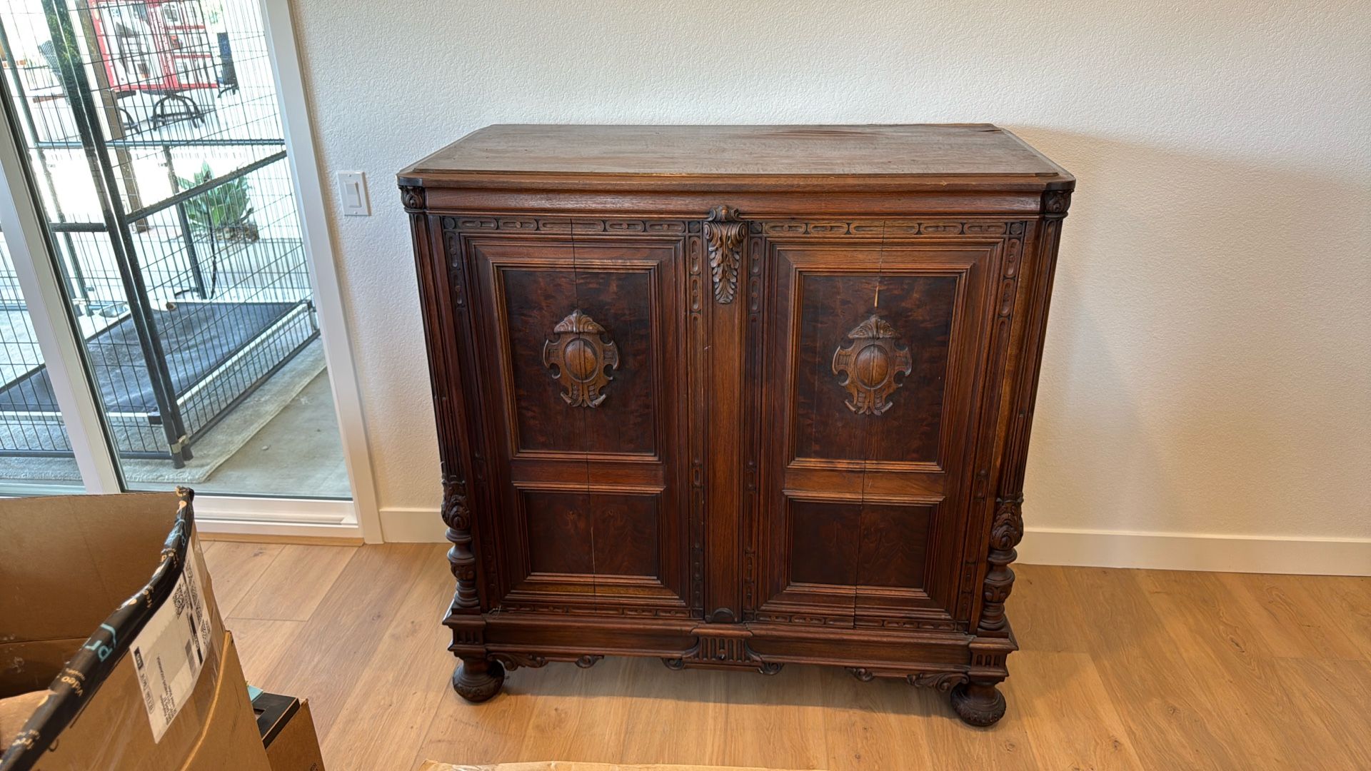 antique Wood Tv Cabinet