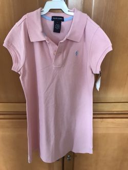 New girls Polo dress size large. Tag on