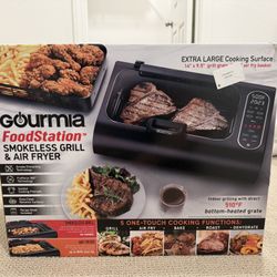 Gourmia FoodStation SMOKELESS GRILL & AIR FRYER