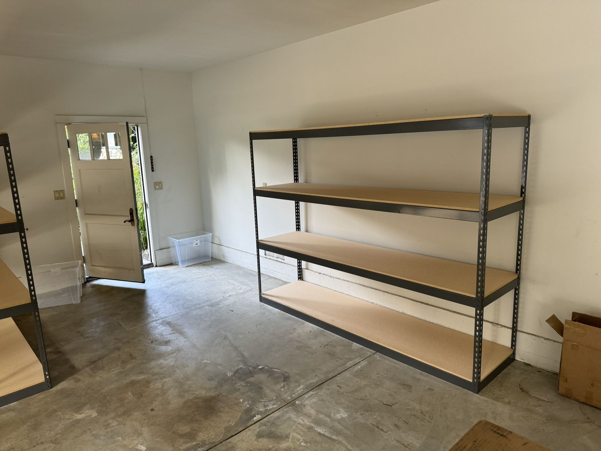 96 in W x 24 in D Garage Office Warehouse Storage Rack Shelves Stock Supply Shelving Similar To Uline Delivery Available