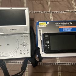 Portable DVD Player & Portable Tv