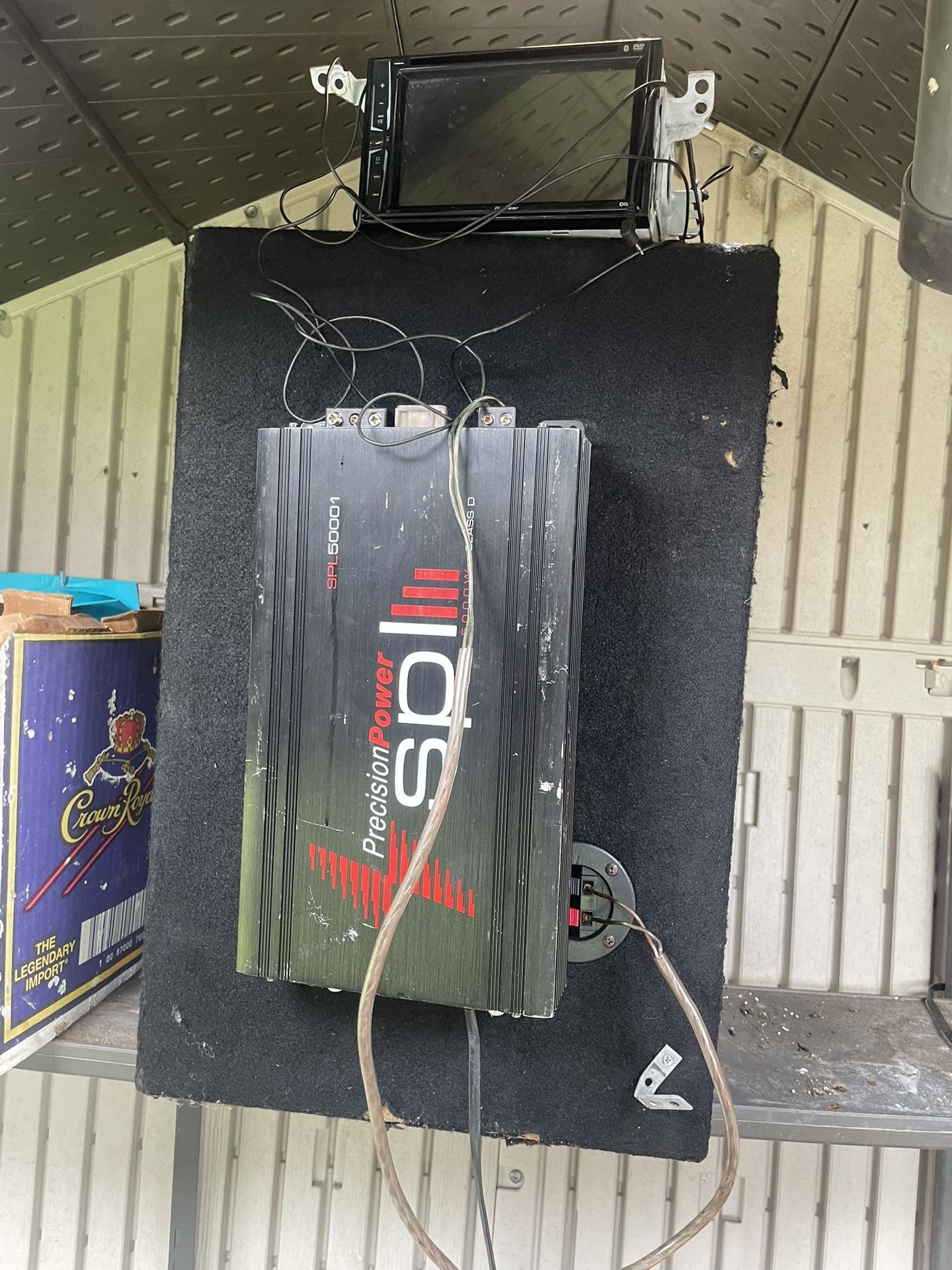 In-dash Radio And Amplified