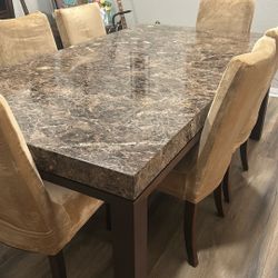 REAL MARBLE DINING TABLE