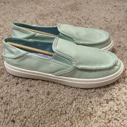 Sperry Girls Shoes Size 4 Mint Green