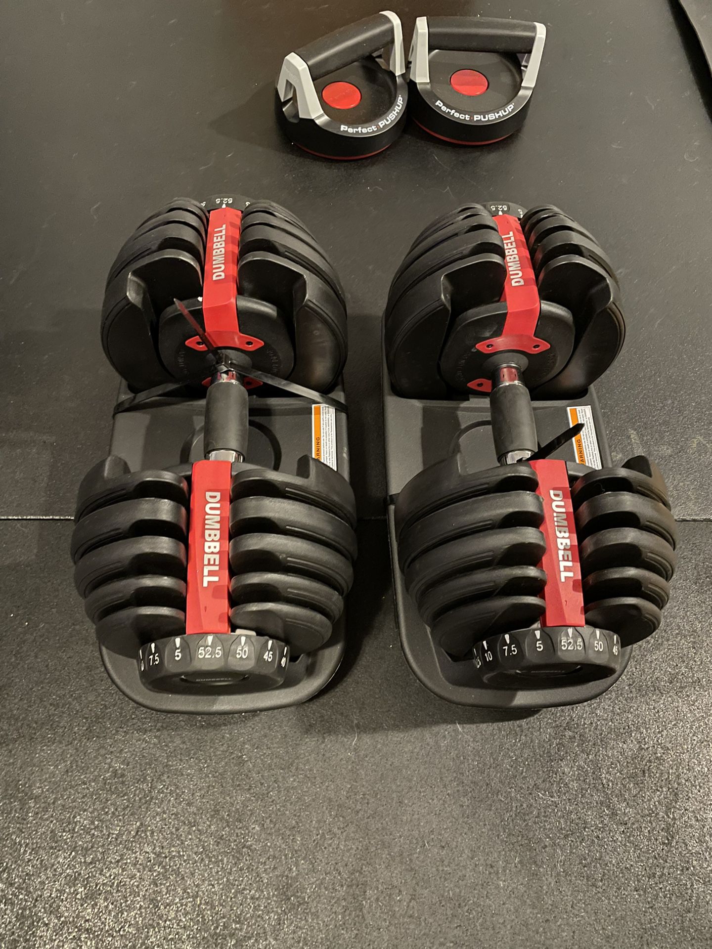 New 52.5lb Adjustable Dumbbells *similar to Bowflex* $190 for the pair - Only Three Pairs Left