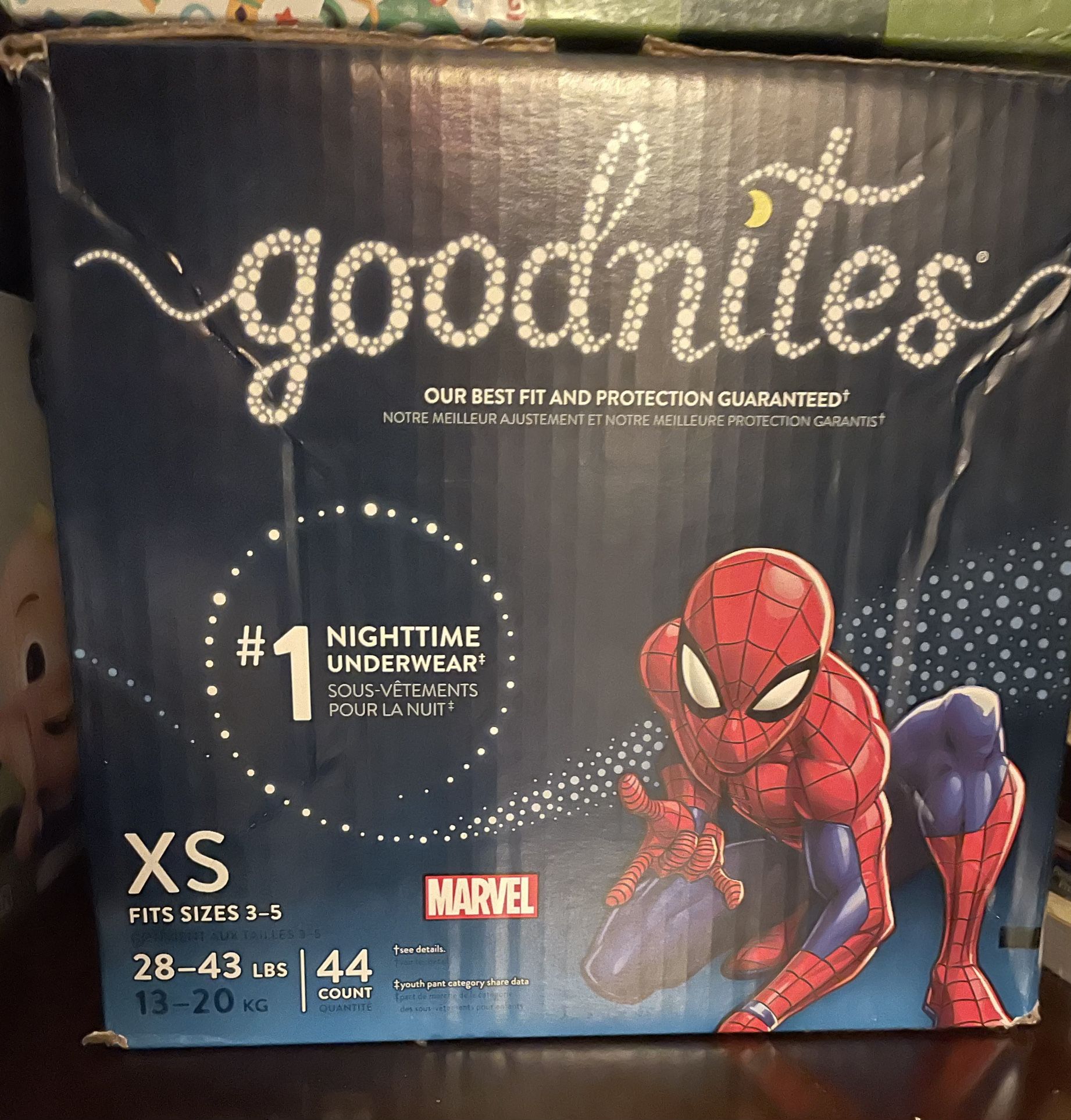 Toddler pull Ups SpiderMan XS -43 Count!