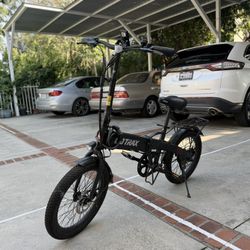 GOTRAX Folding Electric Bike – Like New (2 Months Old)