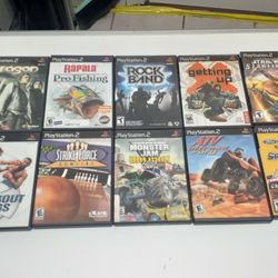 PS2 Videogames $12 Each 2 Or More $10 Each. All Tested 