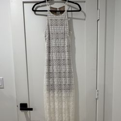White Long Dress (never Worn No Tag)