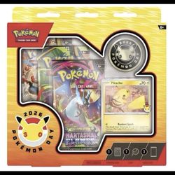 Pokémon Trading Card Game Pokemon Day 2026 Collection Box New Unopened Box X6