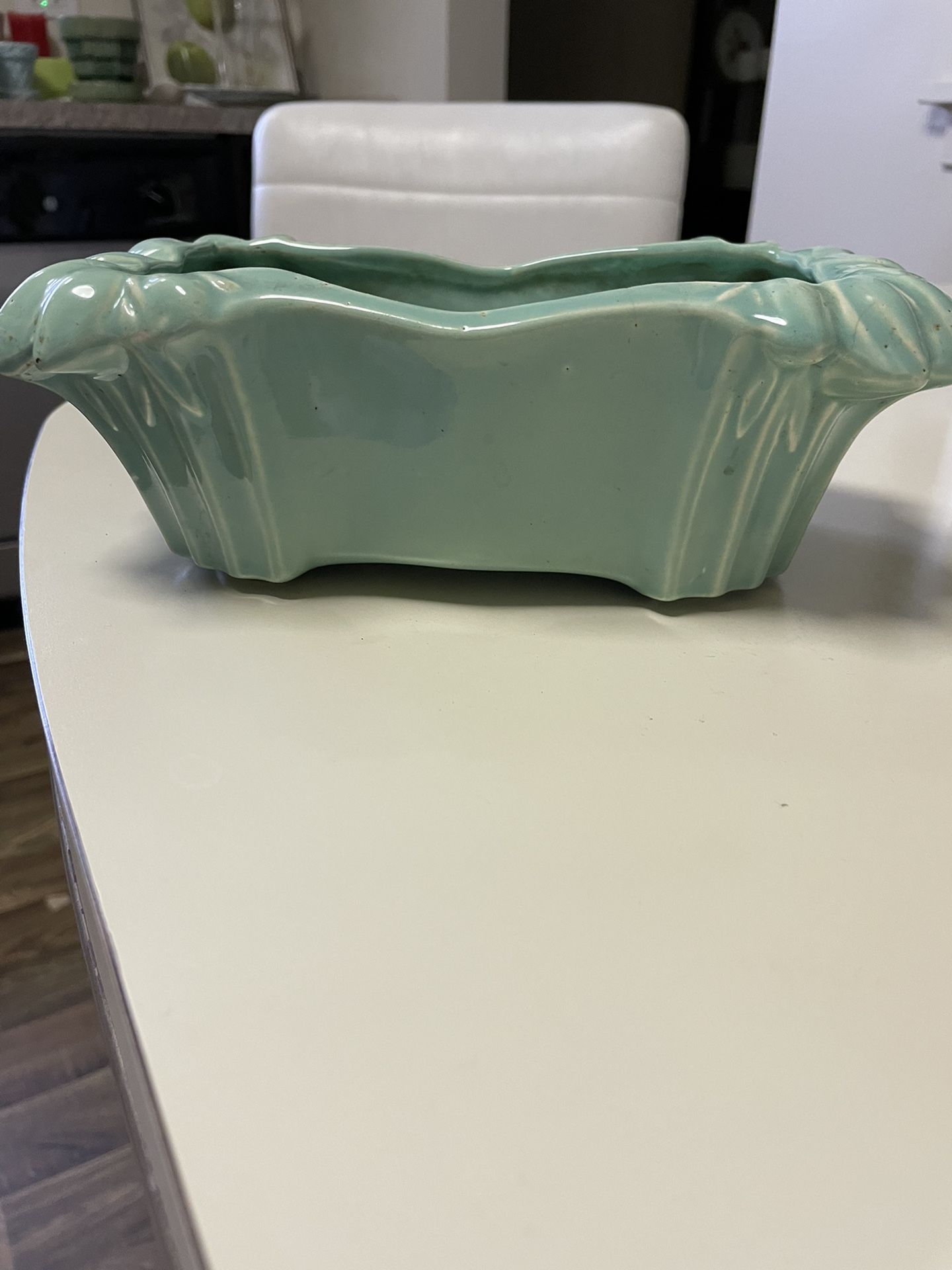 McCoy Rectangular Blue/turquoise/teal Planter