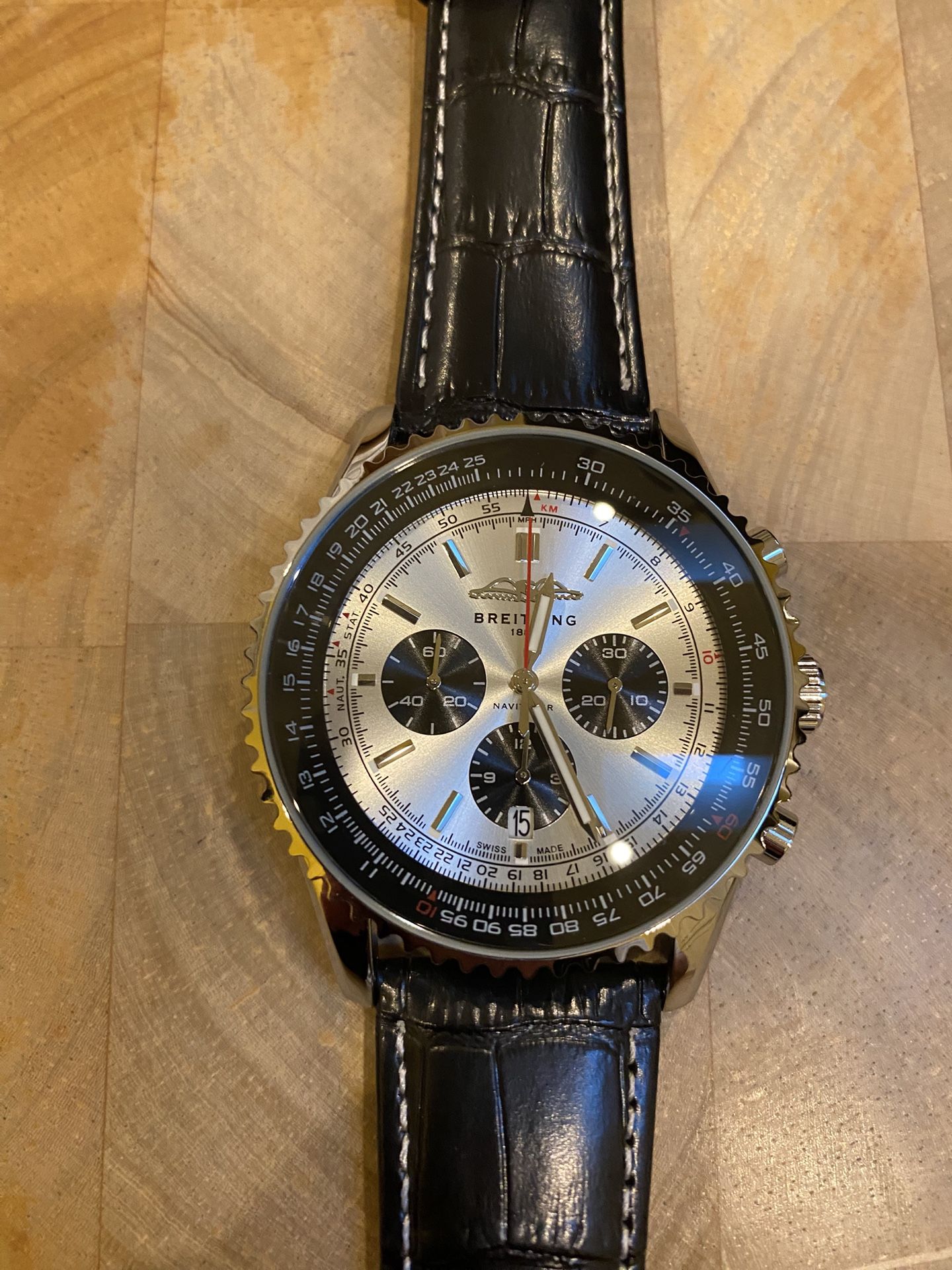 New Men’s Aviation Luxury Chronograph Watch
