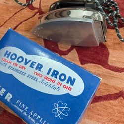 Vintage Hoover Iron W/ Original Box