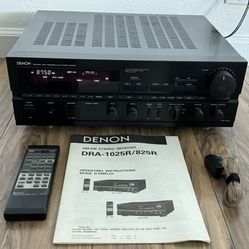 Denon DRA-825R - Audiophile Stereo Receiver - Tested 