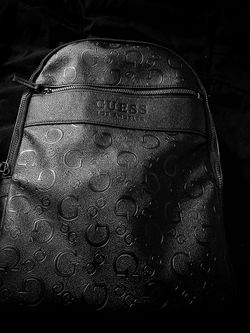 Bkack Los Angeles Monogram Backpack