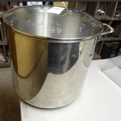 Princess House 45 QT Stainless Steel Pot 