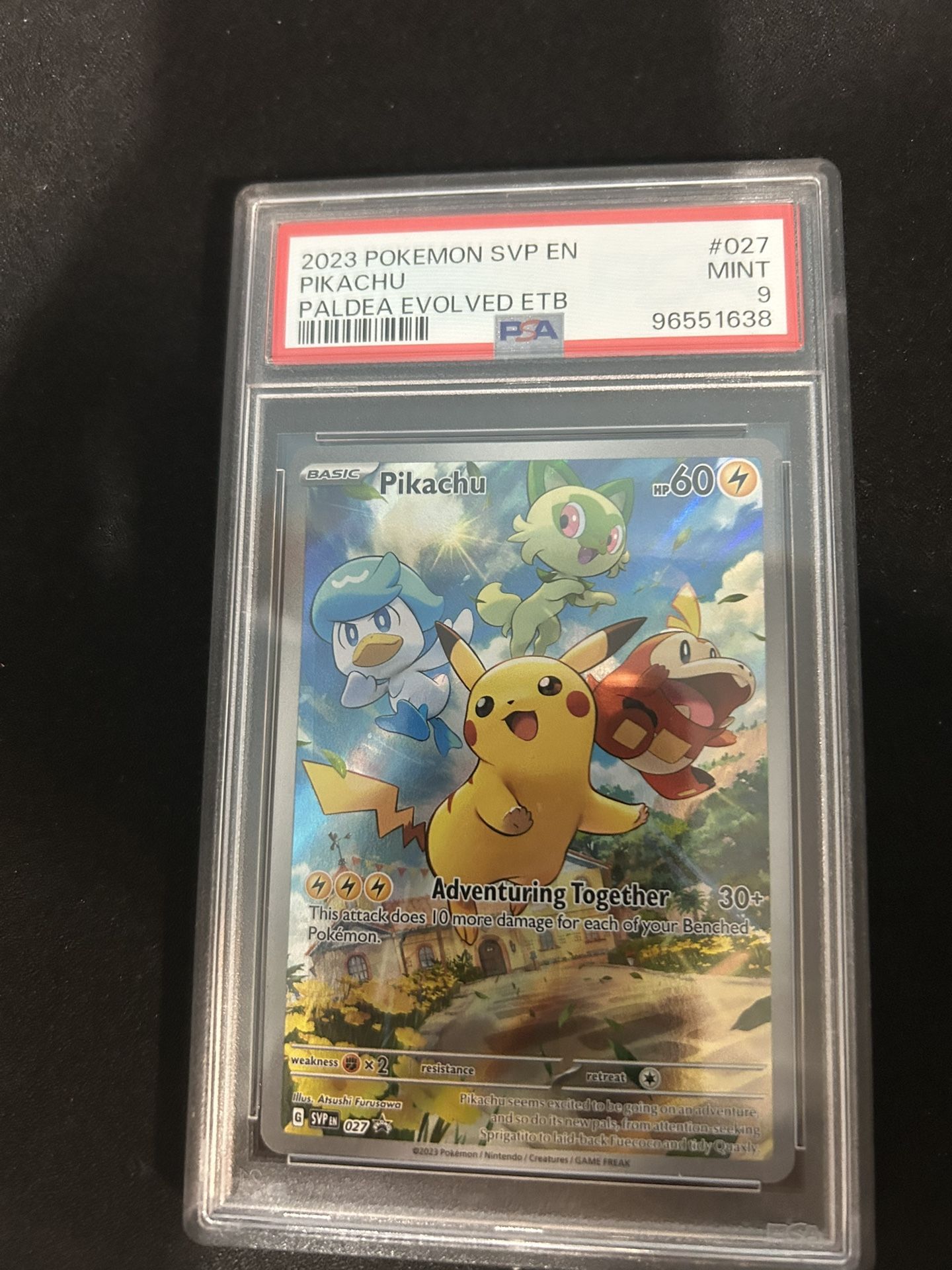 Pikachu promo paldea evolved
