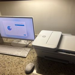 HP Desktop Computer +Printer – Ready to Use