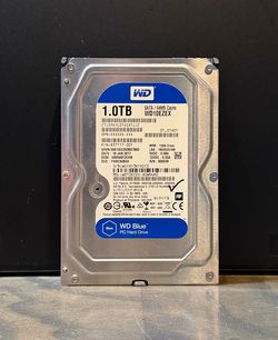 Western Digital WD WD10EZEX 3.5” 7200RPM 6Gbps 64MB Cache 1TB HDD for desktop, DVR, AIO computer or compatible devices