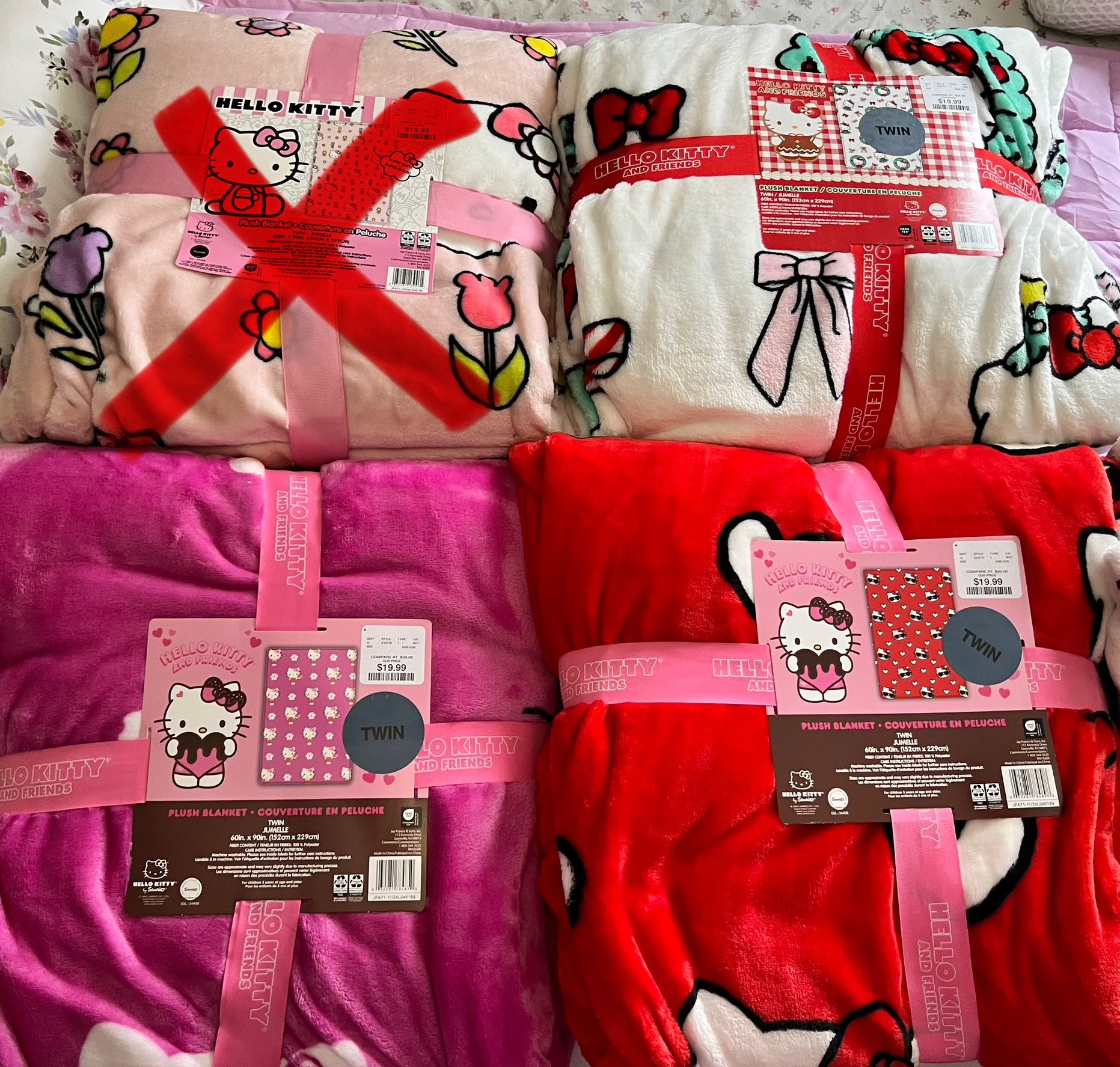 TWIN Size blankets $25 EACH