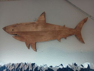 Tommy Bahamas shark decor
