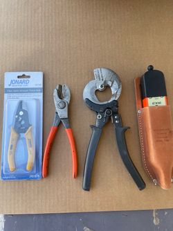 Telco Sales FVD Foreign Voltage Detecor and Jenny Tool ACSR Cutter ratchet 336