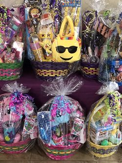 Easter Baskets Several Different Characters Available. 